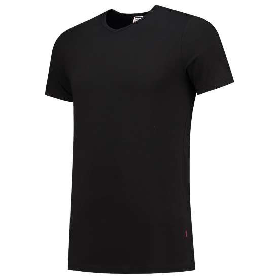 Afbeeldingen van Tricorp T-Shirt ela Staan Slim fit V hals 101012 Zwart 3XL