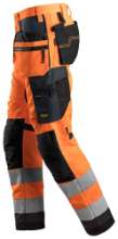 Afbeeldingen van Snickers werkbroek 6230  oranje/geel
