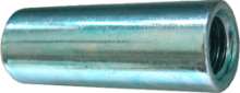 Afbeeldingen van Verbind.Moer Elvz   M10X13X30  Rond