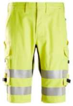 Afbeeldingen van Snickers ProtecWork korte broek, klasse 1, 6160-6600, Maat 64, high-visibillity geel