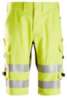 Afbeeldingen van Snickers ProtecWork korte broek, klasse 1, 6160-6600, Maat 48, high-visibillity geel