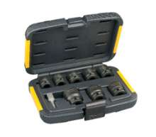 Afbeeldingen van DeWALT Slagmoersleutel doppenset 9-delig DT7507