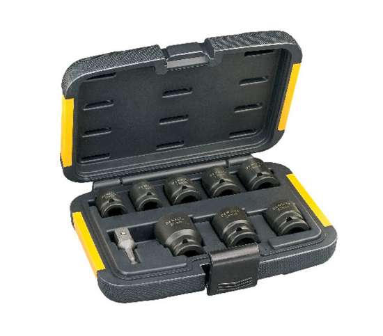 Afbeeldingen van DeWALT Slagmoersleutel doppenset 9-delig DT7507