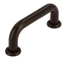 Afbeeldingen van Siro Meubelgreep kunststof - boorafstand 64mm/L 80mm/H 30mm/B 16mm - bruin 