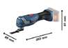 Afbeeldingen van Bosch Multifunctioneel gereedschap GOP 18V-34