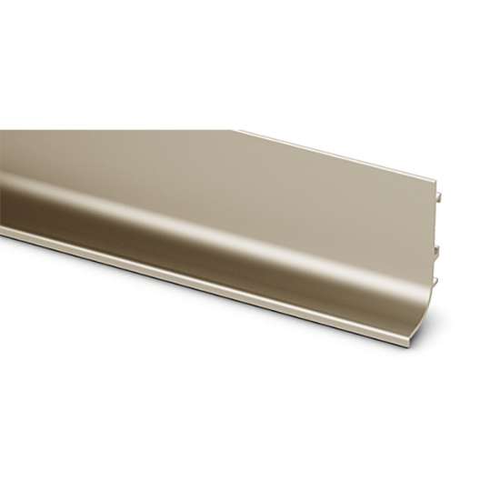 Afbeeldingen van Hettich Greeplijst Canis L, L 3500 mm, B 23 mm, H 53,5 mm, roestvrij staal finish