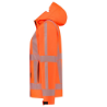 Afbeeldingen van Tricorp dames softshell RWS Revisible - maat 4XL - fluor oranje 
