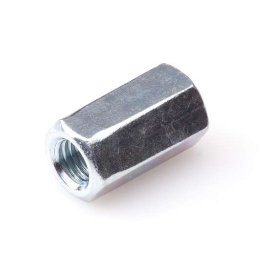 Afbeeldingen van koppelmoer - M6x18mm SW-10 - verzinkt DIN6334 (3xD) 