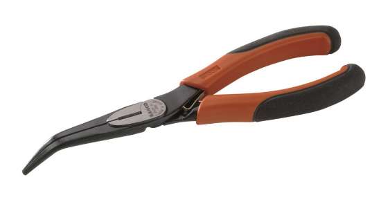 Afbeeldingen van Bahco ergonomisch gebogen lange punttang 200mm (2427 G-200)