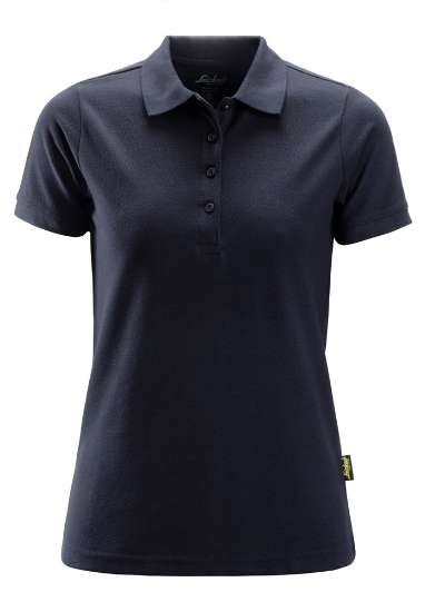 Afbeeldingen van Snickers dames polo 2702-9500 maat M donker blauw