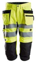 Afbeeldingen van Snickers werkbroek 6134-6604 maat 064 geel