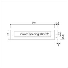 Afbeeldingen van Ami briefplaat DL met veer dd=38-45mm