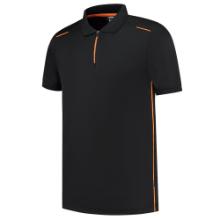 Afbeeldingen van Tricorp poloshirt Accent - maat XS - zwart/oranje  