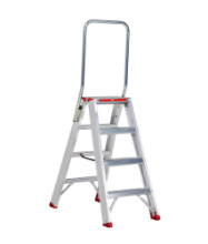 Afbeeldingen van Altrex dubbel oploopbare trap Sierra SDO - 2x4 treden