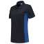 Afbeeldingen van Tricorp polo Shirt bicolor dames 202003 Navy Royal XS