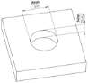 Afbeeldingen van Siro Schelpgreep metaal - L 40mm/H 16mm/B 40mm chroom glanzend 