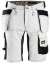 Afbeeldingen van Snickers Allround stretch korte broek 6141-0904, Maat 44, wit/zwart