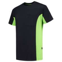 Afbeeldingen van T-shirt Bicolor Borstzak