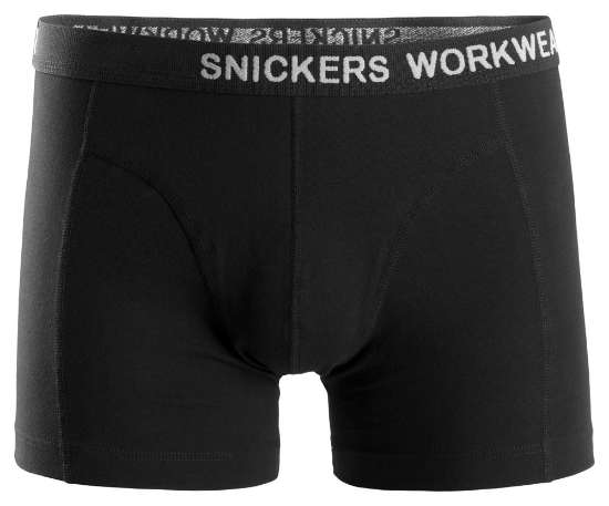 Afbeeldingen van Snickers onderbroek 2st 9436-0400 maat S zwart
