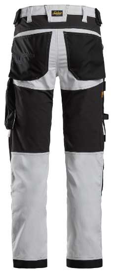 Afbeeldingen van Snickers werkbroek 6341-0904  wit