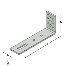 Afbeeldingen van GB Muurplaathoek 120x290 70x8 Thermisch Verzinkt
