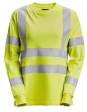 Afbeeldingen van ProtecWork, Dames T-shirt met Lange Mouwen, High-Vis Klasse 3/2