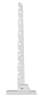 Afbeeldingen van Siro Wasdroger metaal - boorafstand 87mm/L 380mm/H 41mm/B 29mm - wit 