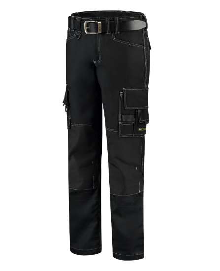 Afbeeldingen van Tricorp werkbroek cordura canvas kids 502013 Zwart 116