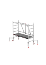 Afbeeldingen van Altrex Vouw-/Rolsteiger RS TOWER 54 - Werkhoogte 2.7 meter - Platformlengte 1.85 meter Hout 