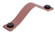 Afbeeldingen van Siro Meubelgreep metaal - boorafstand 160mm/L 190mm/H 35mm/B 25mm bruin/mat zwart 