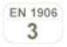 Afbeeldingen van INTERSTEEL Deurkruk rechte Hoek 90° op rond rozet staal met 7mm nok met WC 7mm rvs 1272