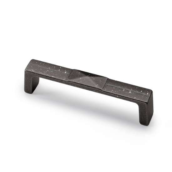Afbeeldingen van Hettich Greep Luro, boorafstand 128, L 138 mm, B 20 mm, H 27 mm, Mat zwart Vintage