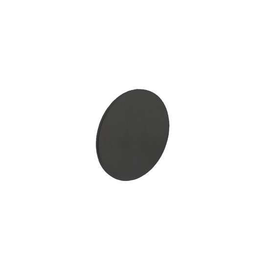 Afbeeldingen van INTERSTEEL Rozet blind rond zelfklevend mat zwart 3403