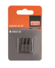 Afbeeldingen van Bahco 59S/H/3P bits Hex 25mm blister