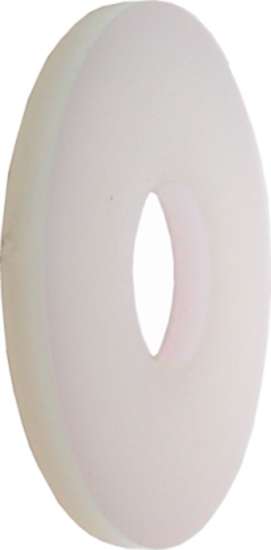 Afbeeldingen van Carr.Ring Nylon Wit M4X12mm    Din9021 P