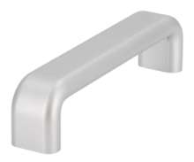 Afbeeldingen van Siro Meubelgreep kunststof - boorafstand 96mm/L 108mm/H 26mm/B 20mm - aluminium 