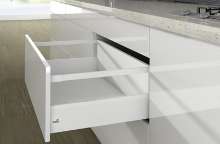 Afbeeldingen van Frontlade Set met Reling H250/126 L550 Wit