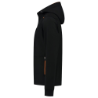 Afbeeldingen van Tricorp softshell met capuchon Accent - maat 4XL - zwart/oranje  