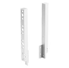 Afbeeldingen van Hettich Set achterwandverbinder ArciTech 282 mm, wit, links en rechts