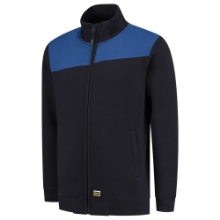 Afbeeldingen van Tricorp sweatvest 302014 - maat XS - marineblauw/koningsblauw 