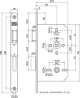 Afbeeldingen van Nemef toilet slot 644 60 U20 DR