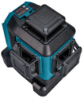 Afbeeldingen van Makita Zelfnivellerende kruislijnlaser SK700D -  rode laser 12V-Max - Zonder accu's en lader in doos