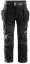 Afbeeldingen van Snickers FlexiWork junior camo broek 7505-0404, Maat 128, zwart