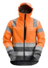Afbeeldingen van Snickers shelljas 1330-5558 - maat L - high-visibility oranje