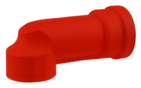 Afbeeldingen van Makita Beschermhuls - rood past op haaksemomentsleutel Dfl302/403 