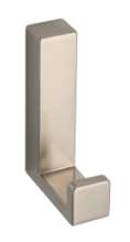 Afbeeldingen van Siro Kapstokhaak metaal - boorafstand 32mm/L 61mm/H 40mm/B 15mm RVS effect 