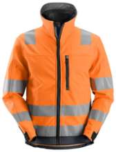 Afbeeldingen van Snickers shelljas 1230-6658 - maat 2XL - high-visibility geel