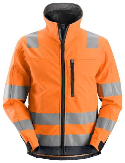 Afbeeldingen van Snickers shelljas 1230-6658 - maat 3XL - high-visibility geel