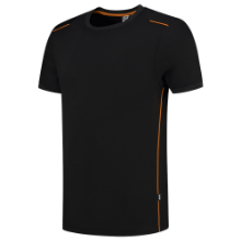 Afbeeldingen van Tricorp t-shirt Accent - maat XS - zwart/oranje  