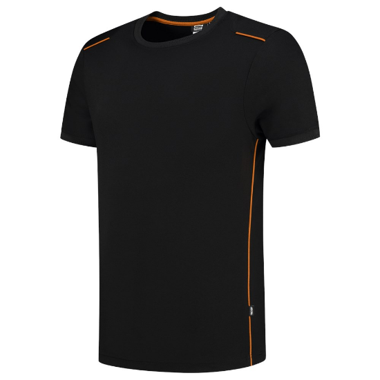 Afbeeldingen van Tricorp t-shirt Accent - maat 3XL - zwart/oranje  